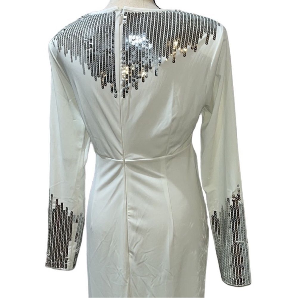 FTF Sequin Detail Keyhole Gown (flawed) - Picture 12 of 16